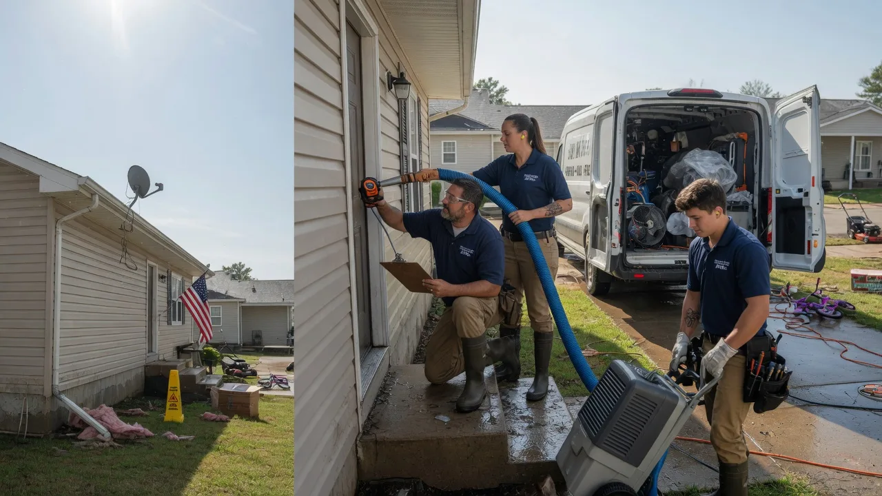 Ceiling Water Damage Restoration in Reads Landing, MN near me
